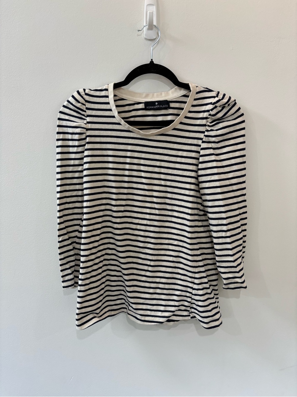 Tuckernuck Pomander Place Striped Puff Sleeve T-shirt